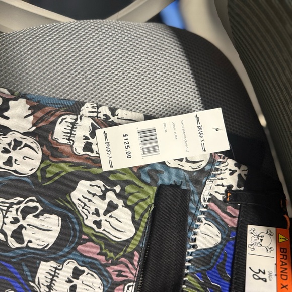 Colorful Skull Pattern Pants - Picture 4 of 6